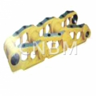 Heavy plate type feeder chain